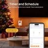 imageLinkind Matter Smart Plug Smart Home Smart Outlet Timer Work with Apple Home Siri Alexa Google SmartThings 15A1800W APP Remote Control ampamp Schedule ETL ampamp FCC Certified 24G WiFi Only 6 Pack1 Pack