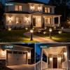 imageLinkind Dusk to Dawn Light Bulbs Outdoor A19 Sensor Led Bulbs Automatic OnOff 95W led Light Bulbs 75 Watt Equivalent 1200 Lumen E26 Base ULampampFCC Listed 2700K Soft White 4 Pack