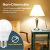 imageLinkind 75W Equivalent LED Light Bulbs Dimmable 2700K Soft White 6 Packs 60W Equivalent A19 LED Light Bulbs Soft White Non Dimmable Bulbs 24 Packs