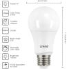 imageA19 LED Light Bulbs Dimmable 2700K 40W amp 100W Equivalent Light Bulbs