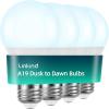 imageLinkind Dusk to Dawn Light Bulbs Outdoor A19 Sensor Led Bulbs Automatic OnOff 95W led Light Bulbs 75 Watt Equivalent 1200 Lumen E26 Base ETLampFCC Listed 5000K Daylight 2 PackDaylight