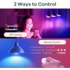 imageLinkind Smart Solar Lights for Outside Chrismas Decoration 2in1 RGBTW Outdoor Landscape Lighting Smart Light Bulbs with Remote Control Smart Bulb That Compatible with Alexa amp Google Home