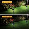imageLinkind Solar Lights Outdoor StarRayS Bright Solar Spot Lights Outdoor IP67 Waterproof Spotlights for Landscape Garden Yard Walkway Patio TreeWarm White 10 PackDaylight