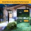imageLinkind Solar Lights Outdoor StarRayS Bright Solar Spot Lights Outdoor IP67 Waterproof Spotlights for Landscape Garden Yard Walkway Patio TreeWarm White 10 PackDaylight