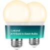 imageLinkind Dusk to Dawn Light Bulbs Outdoor A19 Sensor Led Bulbs Automatic OnOff 95W led Light Bulbs 75 Watt Equivalent 1200 Lumen E26 Base ETLampFCC Listed 5000K Daylight 2 PackSoft White