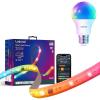 imageLinkind WiFi Smart Light Bulbs 1 Pack and LED Strip Lights RGB 10ft Compatible with Alexa and Google Home