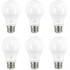 imageLinkind 40W Equivalent LED Light Bulbs Dimmable 2700K Soft White 6 Packs 60W Equivalent A19 LED Light Bulbs Soft White Non Dimmable Bulbs 24 Packs
