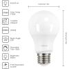 imageLinkind 60W Equivalent LED Light Bulbs 6 Packs A19 Dimmable Bulbs and 24 Packs A19 LED Light Bulbs Soft White Non Dimmable Bulbs