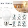 imageLinkind 60W Equivalent LED Light Bulbs 6 Packs A19 Dimmable Bulbs and 24 Packs A19 LED Light Bulbs Soft White Non Dimmable Bulbs
