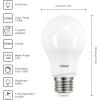 imageLinkind A19 Dimmable 40W 2700K Soft White amp NonDimmable 100W 2700K Soft White Light Bulbs