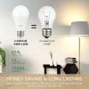 imageLinkind A19 Dimmable 40W 2700K Soft White amp NonDimmable 100W 2700K Soft White Light Bulbs