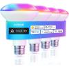 imageLinkind Matter Smart BR30 Bulbs 4Pack amp WiFi A19 4Pack