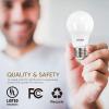 imageLinkind Smart Light Bulbs Matter LED Color Changing Light Bulbs A19 E26 RGB Smart Light Bulbs A19 LED Light Bulbs Dimmable 60W Equivalent 2700K Soft White