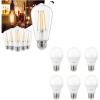 imageLinkind 60W Equivalent LED Light Bulbs Dimmable 2700K Soft White ST58 Edison Light Bulbs 60W Equivalent 2700K Soft White Dimmable Bulbs