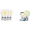 imageLinkind Matter ST19 Smart Edison Bulbs 4 Pack Matter A19 Edison Filament Vintage Light Bulbs 1 Pack