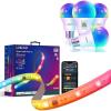 imageLinkind Matter Smart Light Bulb 4 Pack and LED Strip Lights RGB 10ft Compatible with Alexa and Google Home
