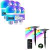 imageLinkind Matter Smart Light Bulb Smart Solar Spot Lights Outdoor SL5C