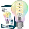 imageLinkind Matter Smart Light Bulbs A19 Edison Filament Vintage Color Changing Light Bulbs WarmampDaylight White1800K6500K Works with Alexa E26 LED 60W 850LM 24GHZ WiFi Only 1Pack