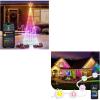 imageLinkind Permanent Outdoor Lights HP3Smart AI RGBTW 100ft Christmas LightsChristmas Cone Tree Lights 7ft 460 LEDs Christmas Tree Lights