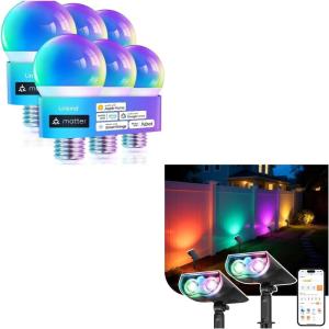 imageLinkind Matter Smart Light Bulb Smart Solar Lights Outdoor SL5