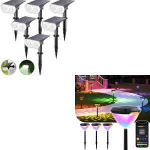 imageLinkind StarRay Lights with Smart Solar Pathway Lights SP6
