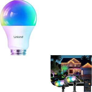 imageLinkind WiFi Bulbs with Smart Solar Lights SL5C
