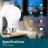 imageLinkind A19 LED Light Bulbs Dimmable 60W Equivalent Light Bulbs 9W 5000K Daylight 800 Lumens LED Bulbs E26 Standard Base Lighting for Bedroom Living Room Home Office 20 PacksDaylight