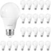 imageLinkind A19 LED Light Bulbs Dimmable 60W Equivalent Light Bulbs 9W 5000K Daylight 800 Lumens LED Bulbs E26 Standard Base Lighting for Bedroom Living Room Home Office 20 PacksSoft White