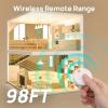 imageLinkind Bluetooth Remote Light SwitchMatter Smart Bulbs ST19ST58 Led Bulb Compatible with Alexa