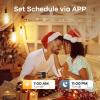 imageLinkind Matter Smart Bulbs ST19ST58 E26 Led Bulb Works with Alexa Smart Light Bulbs WiFi Bulbs RGBTW Color Changing Light Bulb 24Ghz WiFi Bulb 850 LM 1 Pack4 Pack1 Remote