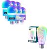 imageLinkind A19 Matter Smart Light BulbST19ST58 Matter Smart Bulbs Led Bulb Compatible with Alexa