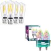 imageLinkind Matter ST19 ST58 Smart Edison BulbsE12 Base B11Matter Smart Bulbs