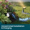 imageLinkind Smart Solar Lights Outdoor Waterproof SL6C DualRing Solar amp USB Charging Solar Spotlights Outdoor Waterproof IP66 Color Changing Spot Light for Yard Tree Landscape House 4 Pack1 pack