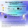 imageLinkind Matter A19B11 Smart Light Bulb Smart Bulbs Work with Apple Home Siri Alexa Google SmartThings