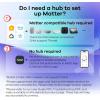 imageLinkind Matter Smart Light Bulb RGBTW LED Color Changing Bulbs and 10ft Smart LED Strip Lights Compatible with Alexa amp Google Home