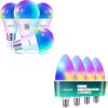 imageLinkind Matter A19B11 Smart Light Bulb Smart Bulbs Work with Apple Home Siri Alexa Google SmartThings