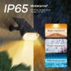 imageLinkind Solar Lights Outdoor Waterproof IP65 StarRay DusktoDawn Outdoor Solar Lights 3 Lighting Modes Solar Spot Lights Outdoor for Garden Yard Landscape Daylight 4 PackMulticolor