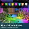 imageLinkind Solar Lights Outdoor Waterproof IP65 StarRay DusktoDawn Outdoor Solar Lights 3 Lighting Modes Solar Spot Lights Outdoor for Garden Yard Landscape Daylight 4 PackMulticolor