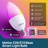 image:imageLinkind Matter Smart Light Bulbs E12 Led Bulb Works with Alexa 500LM Smart Candle Light Bulbs for Chandelier Color Changing RGBTW Candelabra Bulbs 24Ghz WiFi Only 2 Pack4 Pack