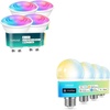 image:imageLinkind Matter A19 Smart Light Bulb Soft White to Daylight amp Matter GU10 Smart Light Bulbs 4 Pack