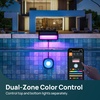 image:imageLinkind Upgrade Smart Solar Pool Lights for Inground amp Above Ground Pool IP68 Waterproof AI Dotis APP Control Pool Lights for FencePond2 PackL