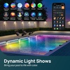 image:imageLinkind Upgrade Smart Solar Pool Lights for Inground amp Above Ground Pool IP68 Waterproof AI Dotis APP Control Pool Lights for FencePond2 PackL
