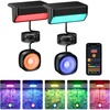 image:imageLinkind Upgrade Smart Solar Pool Lights for Inground amp Above Ground Pool IP68 Waterproof AI Dotis APP Control Pool Lights for FencePond2 PackL