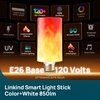 image:imageLinkind Smart Flame Light Bulb Works with AiDot App Realistic Flickering Fire Effect amp 850LM RGBTW Color Changing Bulb 60W E26 Smart Light 24GHz WiFi Only 1 Pack