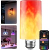 image:imageLinkind Smart Flame Light Bulb Works with AiDot App Realistic Flickering Fire Effect amp 850LM RGBTW Color Changing Bulb 60W E26 Smart Light 24GHz WiFi Only 1 Pack